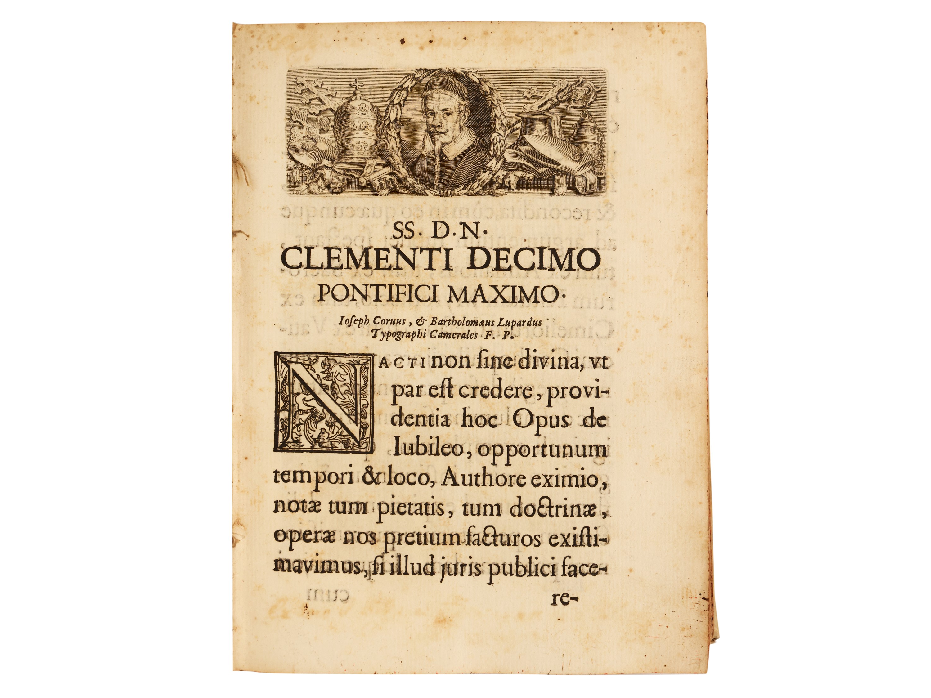 Francesco Maria Febei - De Origine Et Progressu Celebritatis Anni Iubilei Franc. Maria Phoebeus ....
