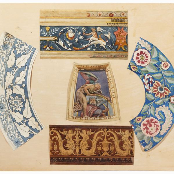 Studies for architectural decorations