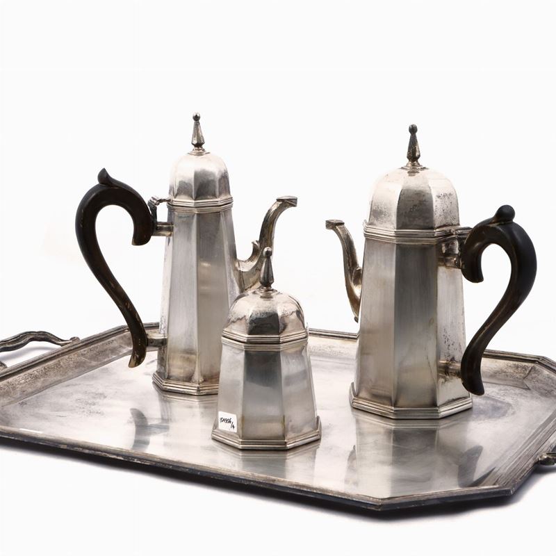 Servizio da Tè e Caffè in Argento