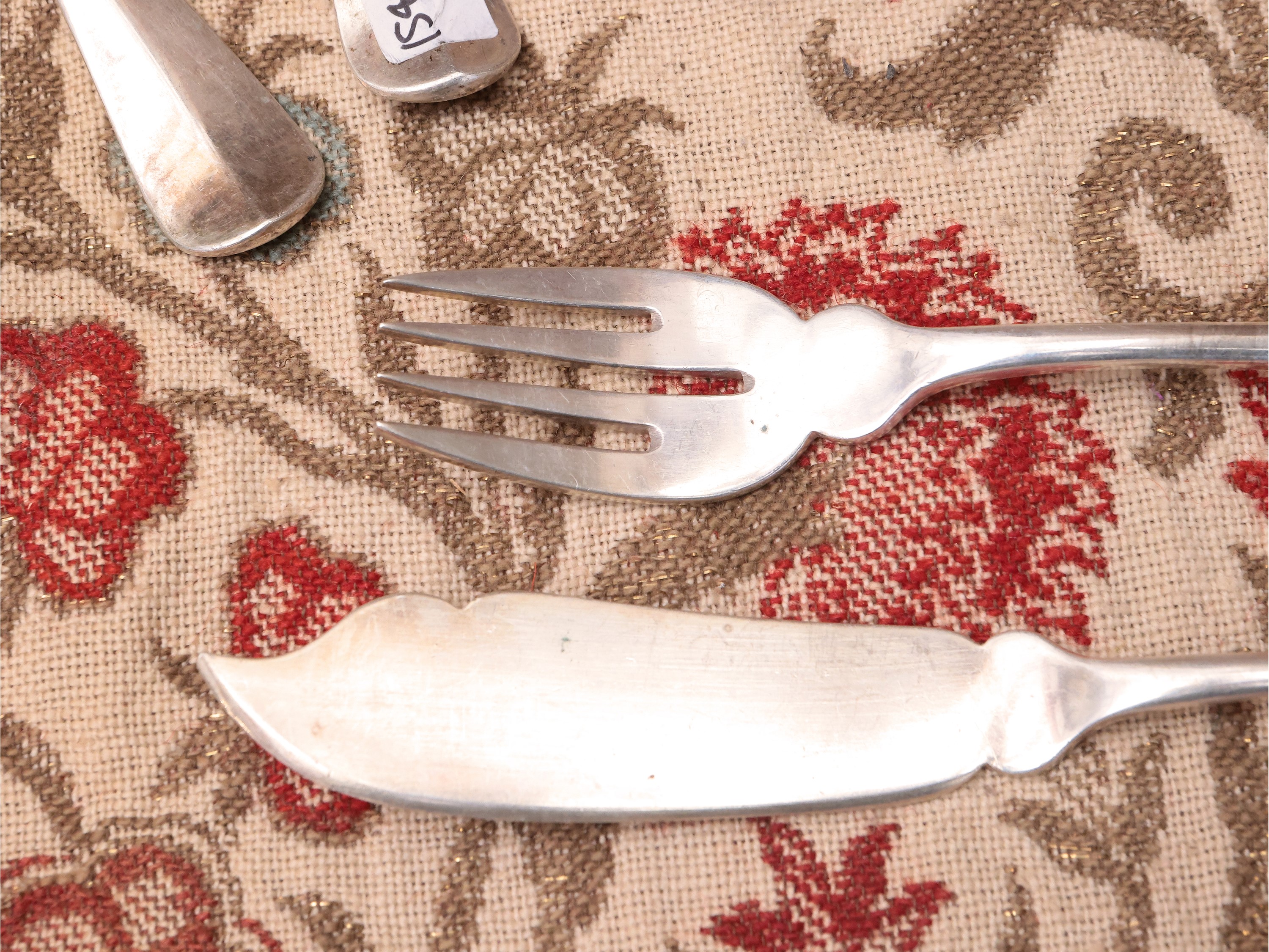 Set di Posate da Pesce in Argento