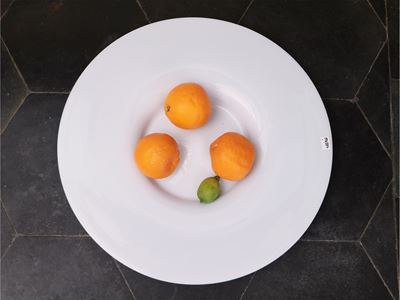 Piatto da Parata in Vetro Soffiato Doppio