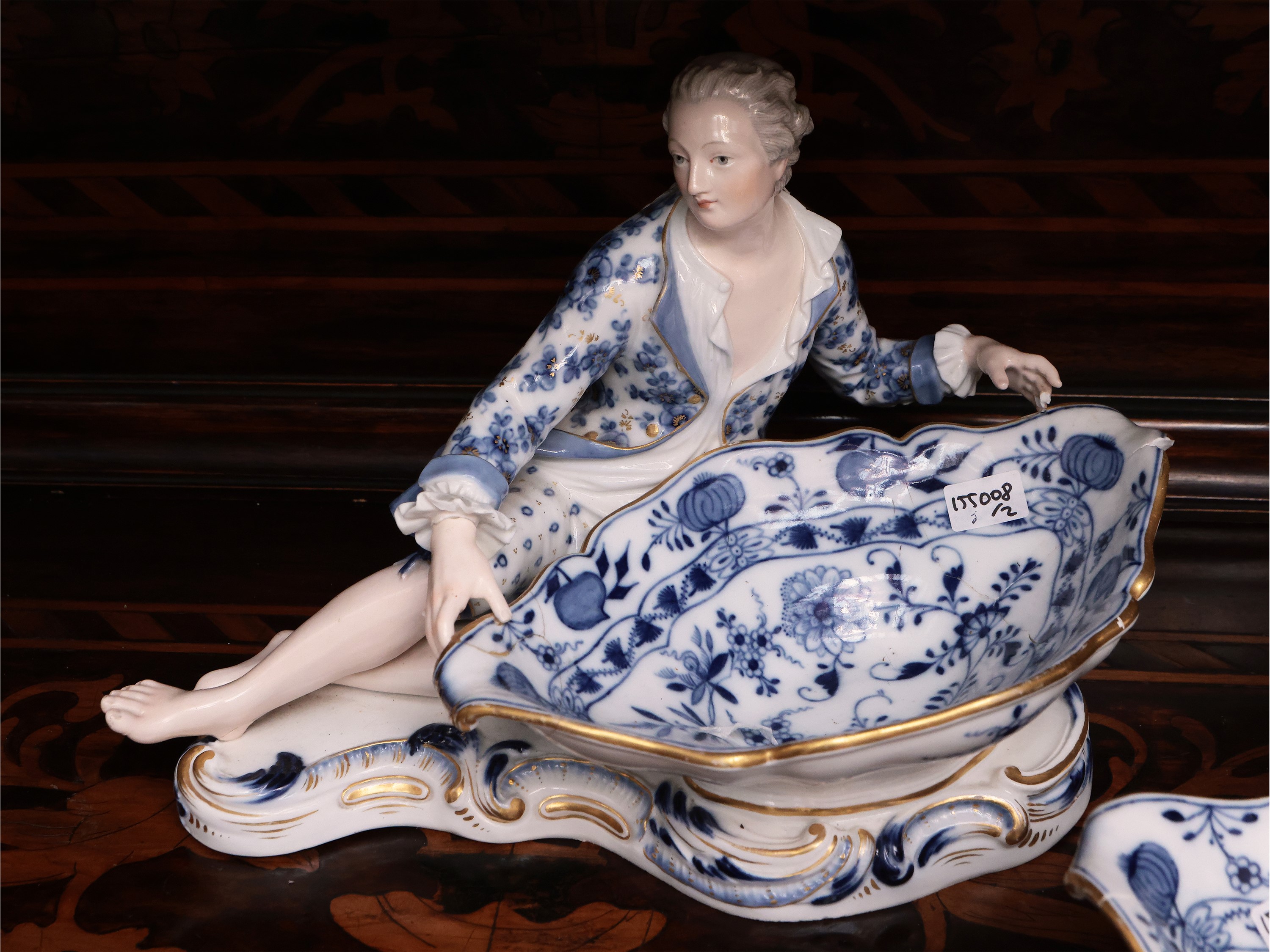 Coppia di Grandi Saliere in Porcellana, Meissen