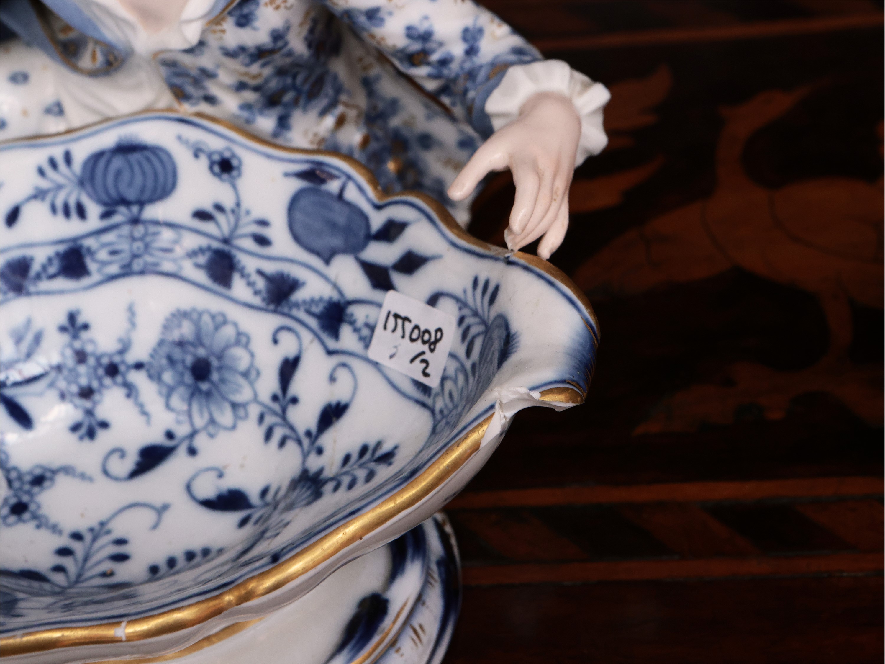Coppia di Grandi Saliere in Porcellana, Meissen