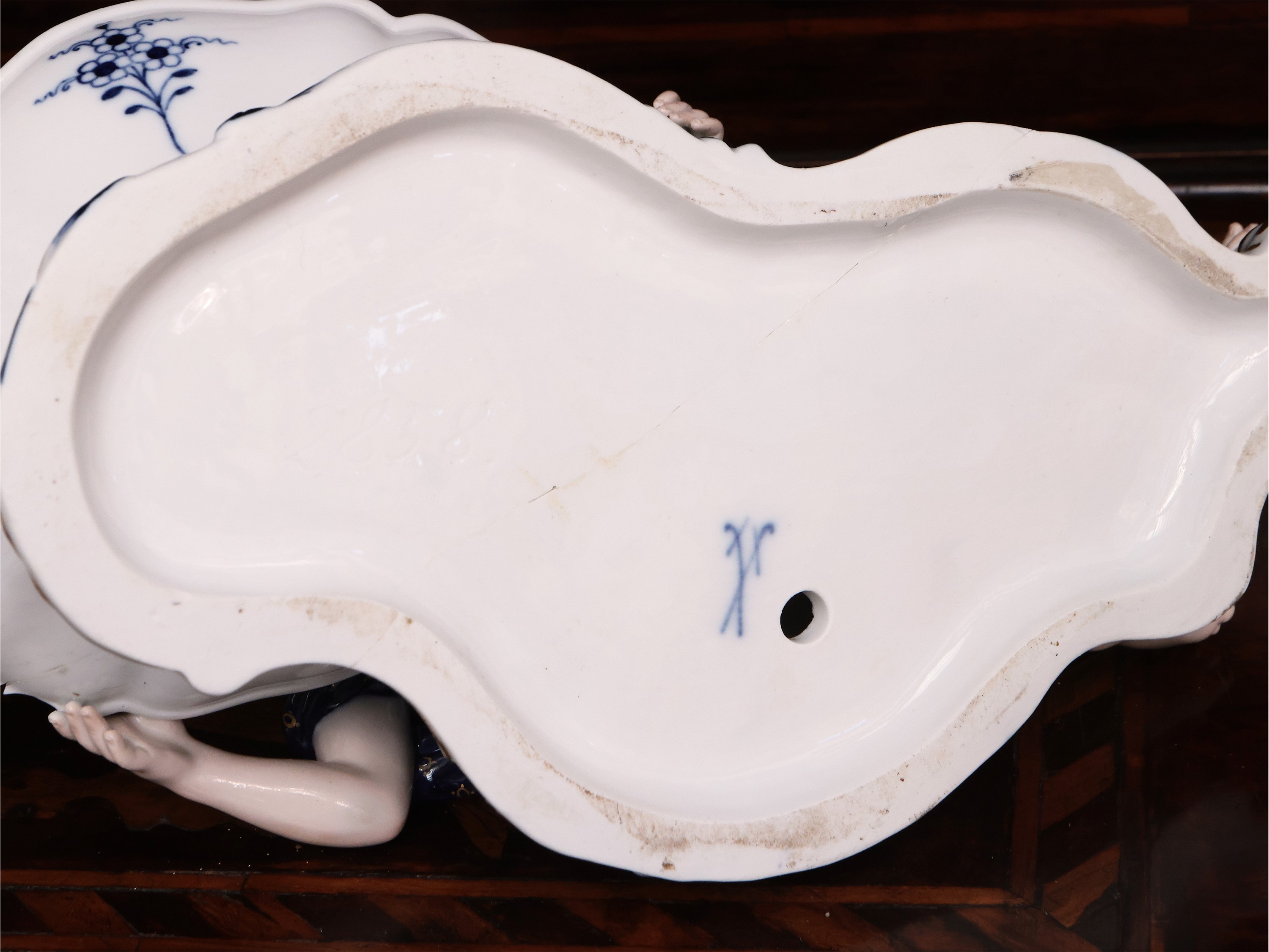 Coppia di Grandi Saliere in Porcellana, Meissen