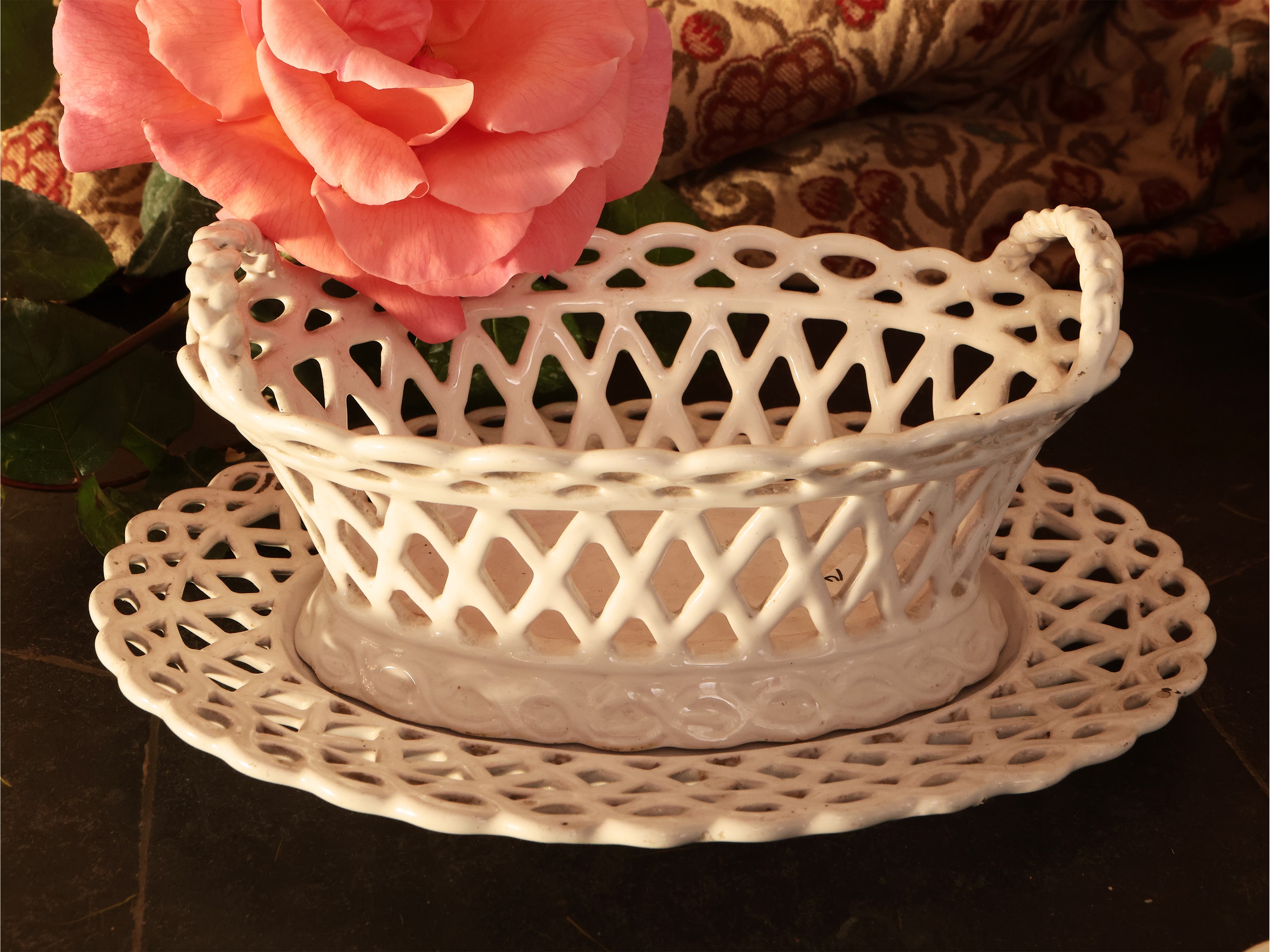 Lotto di maioliche d'epoca