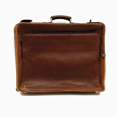 Gucci, Borsa Porta Abiti in Pelle Marrone