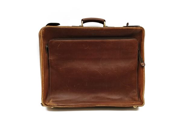 Gucci, Brown leather garment bag