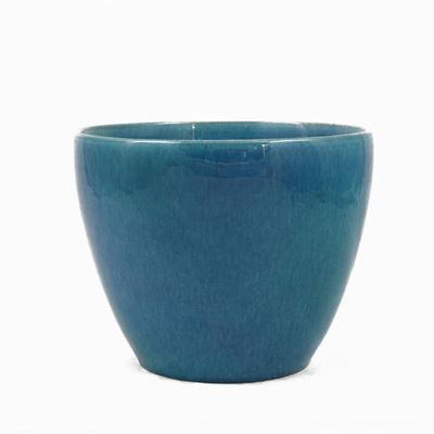 Vaso in Terracotta Invetriata Color Turchese