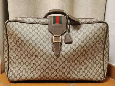 Gucci, Valigia Morbida in Tela Monogram Gg Impermeabilizzata