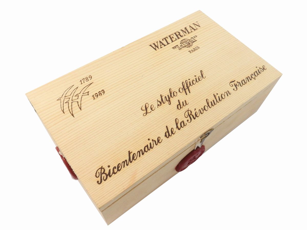Set di Due Penne Waterman in Resina e Metallo Dorato