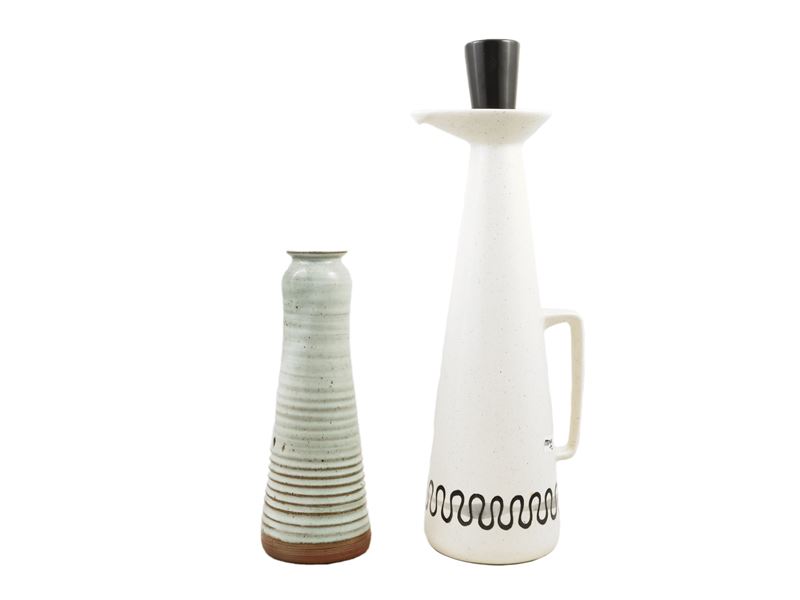 Grande Vaso in Ceramica, Poppytrail By Metlox California