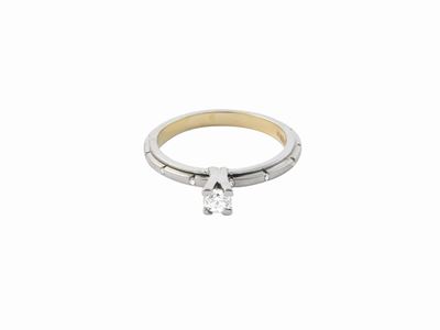 Anello in Oro Bianco con Diamanti