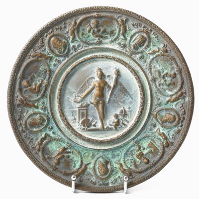 Medaglione a Bassorilievo in Bronzo