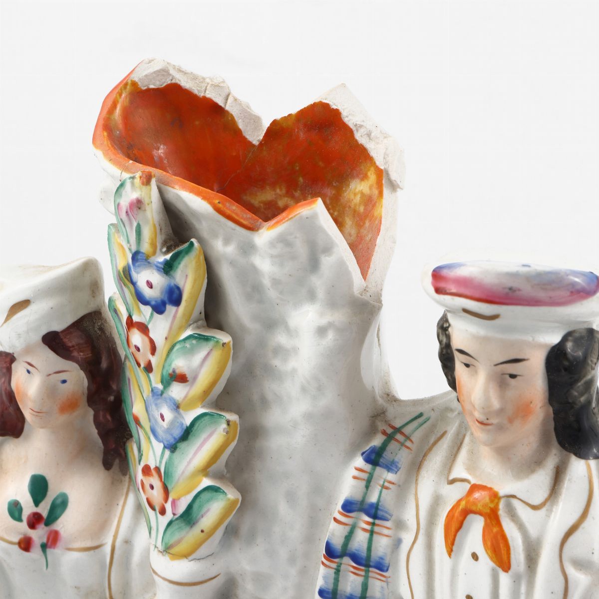 Due Gruppi in Ceramica Staffordshire