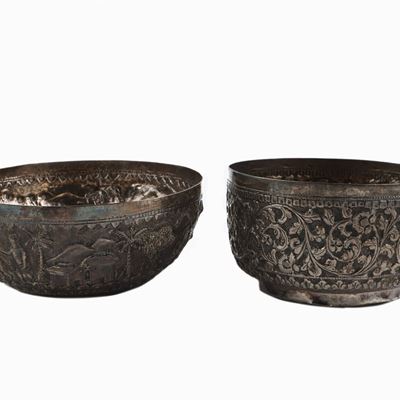Due Coppe in Argento, Arte del Nord Africa