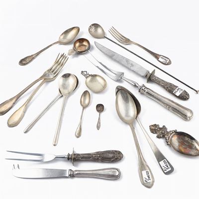 Assortimento di Posate in Argento