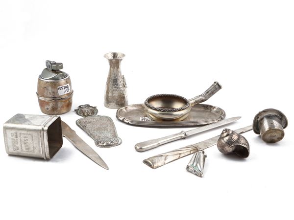Lot of silver trinkets  - Auction The art of furnishing - Maison Bibelot - Casa d'Aste Firenze - Milano
