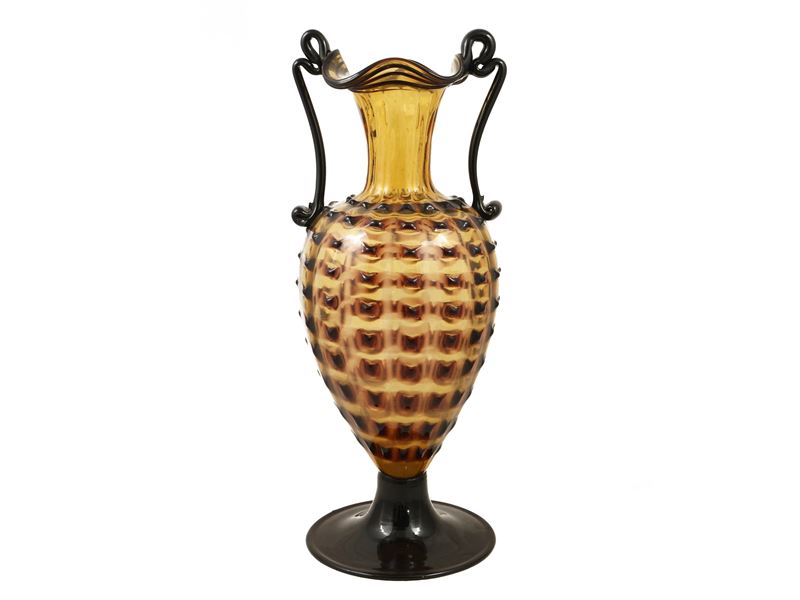Vaso Ad Anfora in Vetro