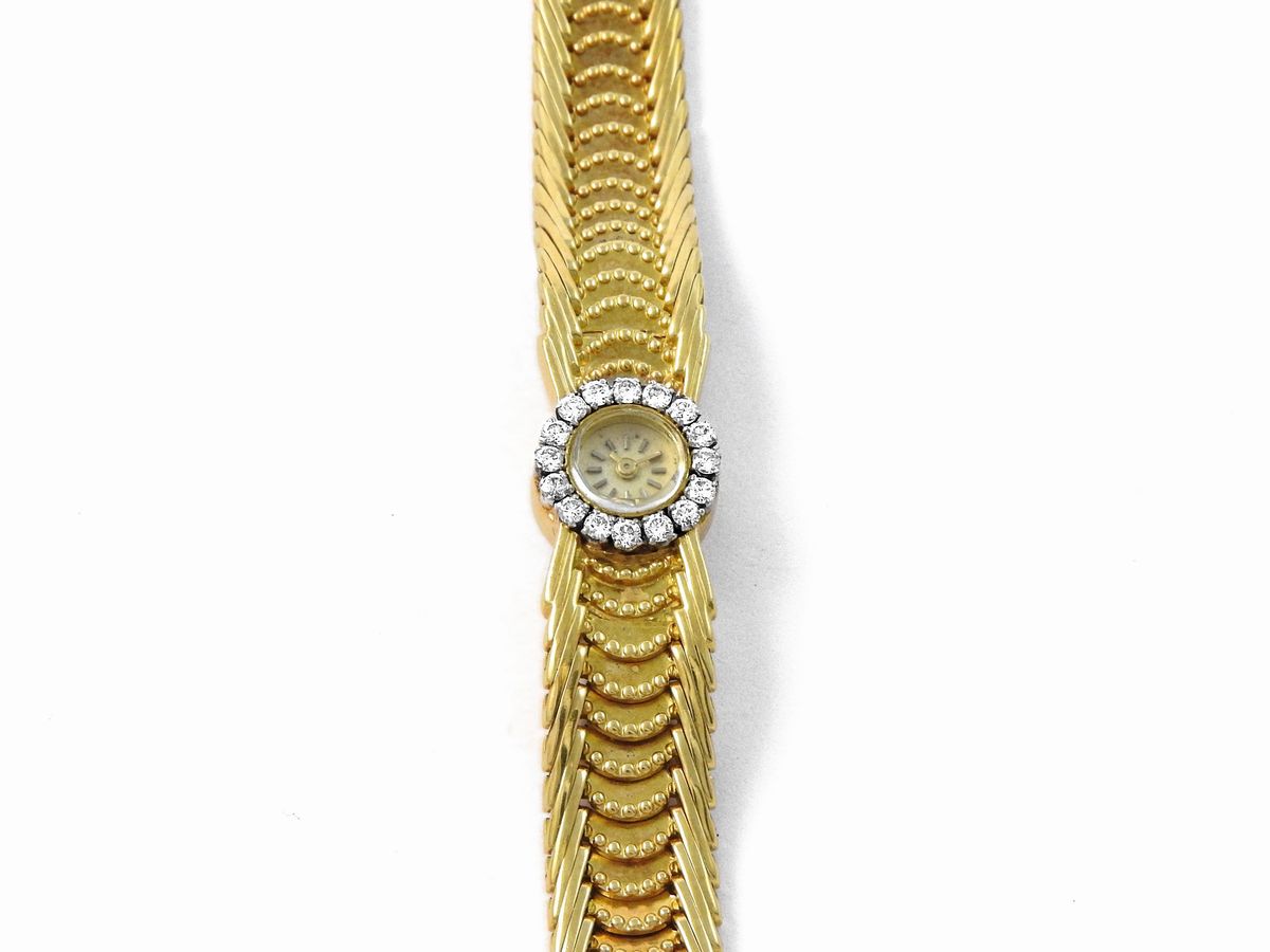 Orologio Gioiello Vacheron Constantin in Oro Giallo e Bianco con Diamanti