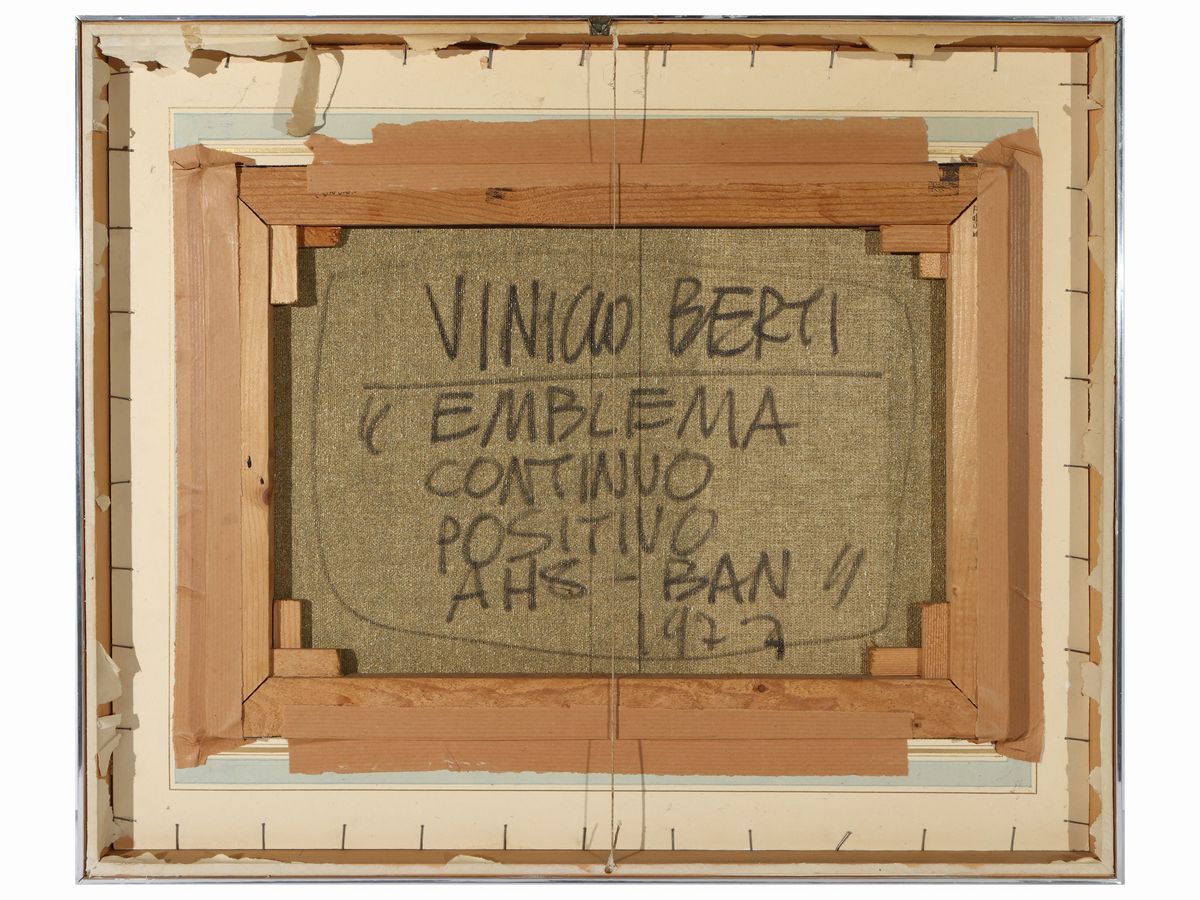 Vinicio Berti - Emblema Continuo Positivo Ahs-ban 1977