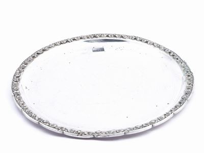 Vassoio Circolare in Argento, Coppini Firenze
