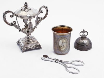 Lotto di Curiosità D'epoca in Argento
