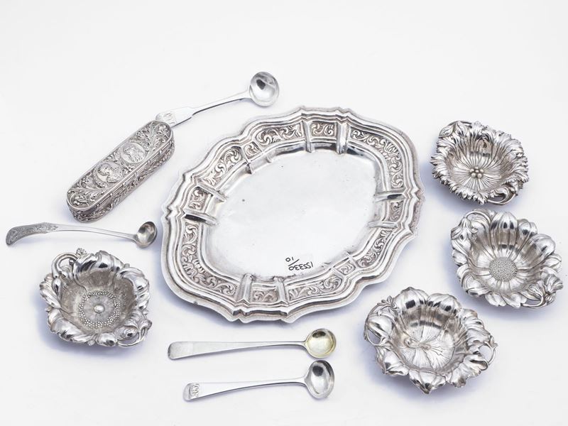 Lotto di Curiosità in Argento D'epoca