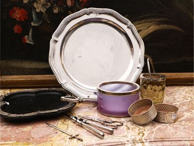 Accessori per la Tavola e la Casa in Argento e Metallo Argentato