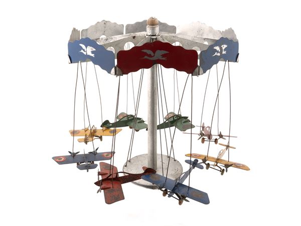 Manège d'Avion, Mechanical carousel with eight airplanes, André Depay