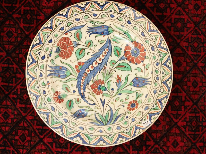 Piatto da Parata in Terracotta Invetriata, Cantagalli Firenze
