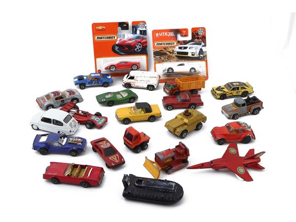 Large collection of vintage model cars