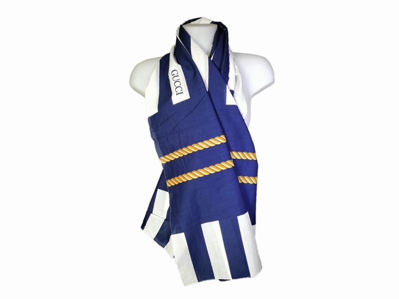 Gucci, Grande Foulard/pareo in Cotone