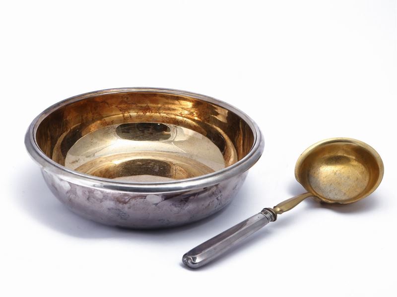 Set da Crema in Argento, Francia, XIX/XX Secolo
