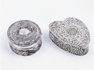 Due Scatole in Argento