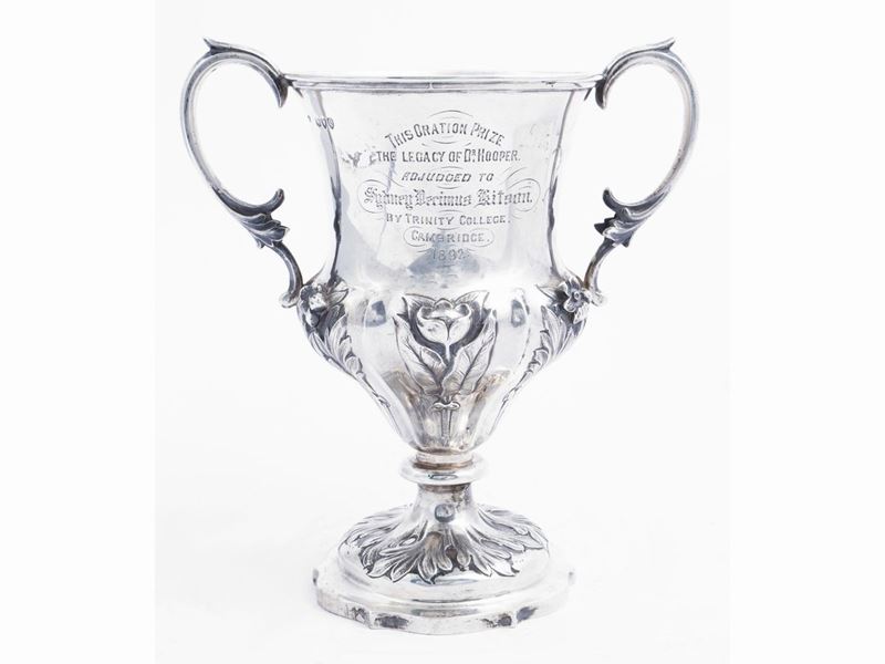 Trofeo in Argento da Collezione del Trinity College Cambridge, Londra 1891