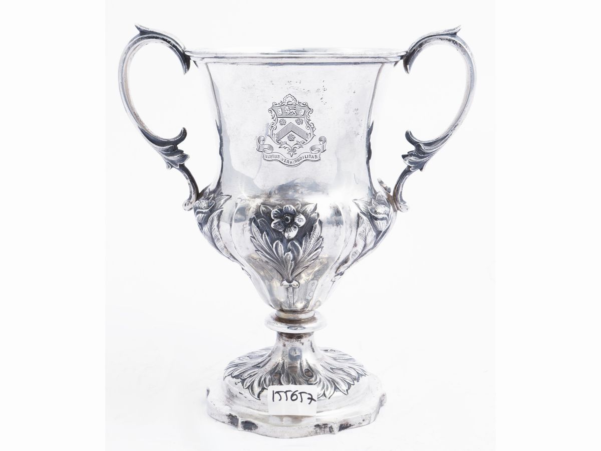 Trofeo in Argento da Collezione del Trinity College Cambridge, Londra 1891