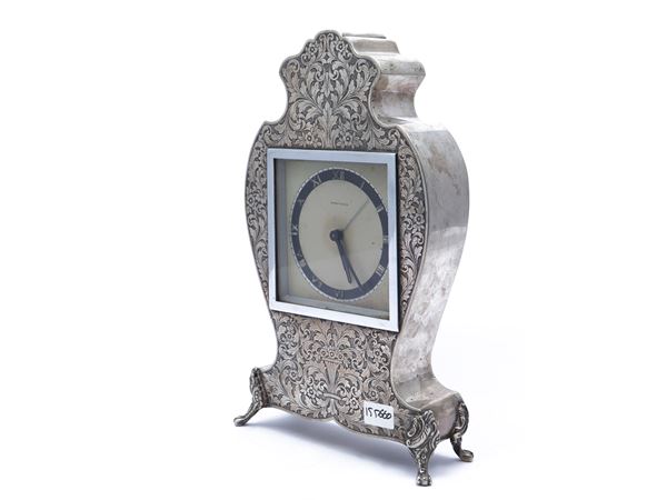 Orologio da tavolo rivestito in argento, Monet Watch