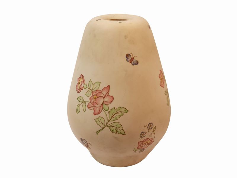 Vaso in Ceramica Modellata a Colaggio, Lenci Torino, Anni Trenta