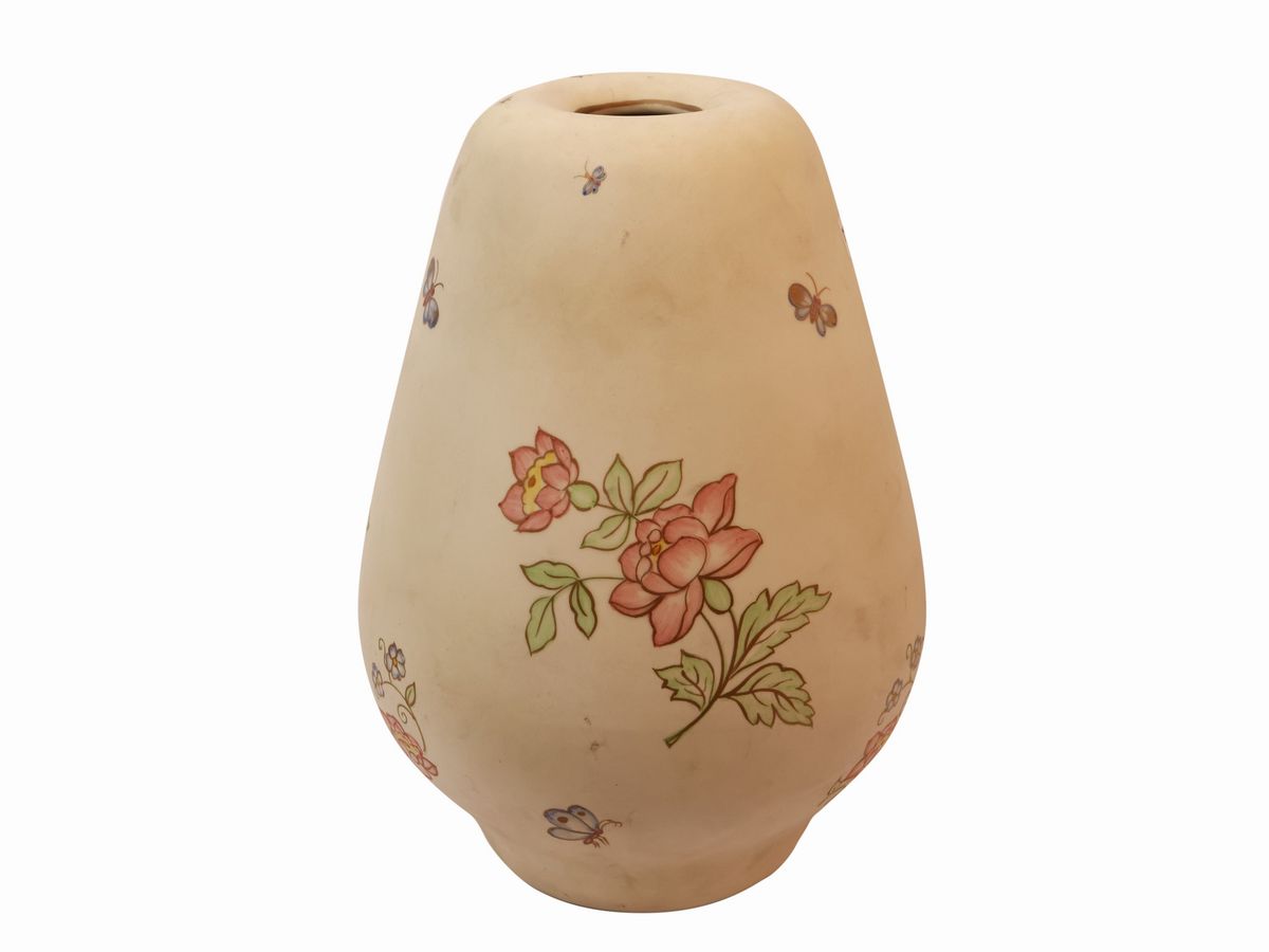Vaso in Ceramica Modellata a Colaggio, Lenci Torino, Anni Trenta