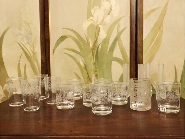 Miscellany of glass glasses
