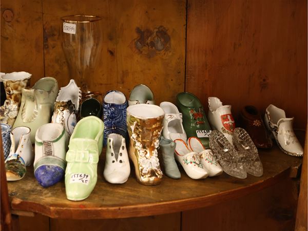 Collezione di scarpette in miniatura