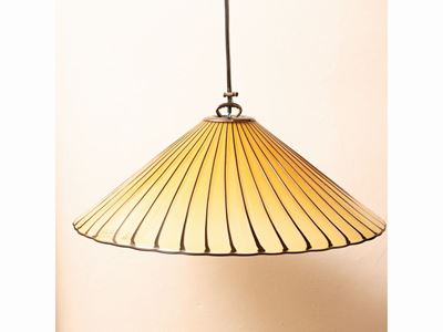 Lampadario Pensile in Vetro Soffiato