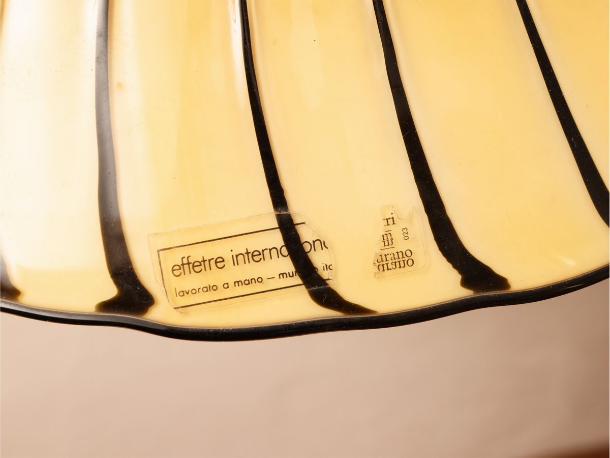 Lampadario Pensile in Vetro Soffiato