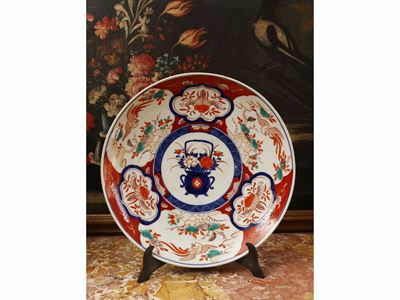 Piatto da Parata in Porcellana Imari