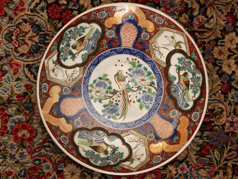 Piatto da Parata in Porcellana Imari