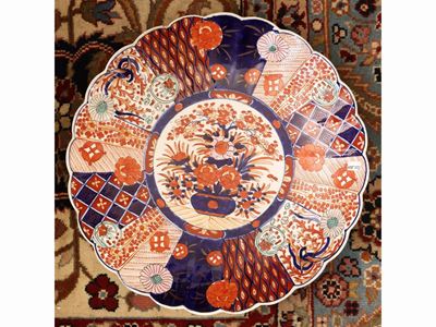 Piatto da Parata in Porcellana Imari