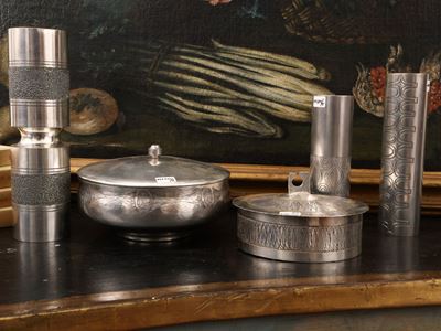 Accessori per la Casa in Metallo Argentato