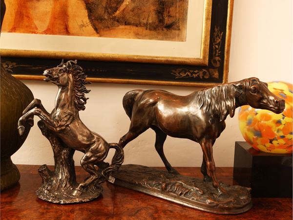 Two metal groups  - Auction A florentine house. Between tradition and modernity Collection, paintings and furnishing - III - - Maison Bibelot - Casa d'Aste Firenze - Milano