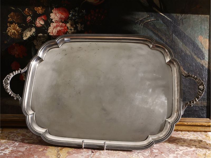 Guantiera in Metallo Argentato