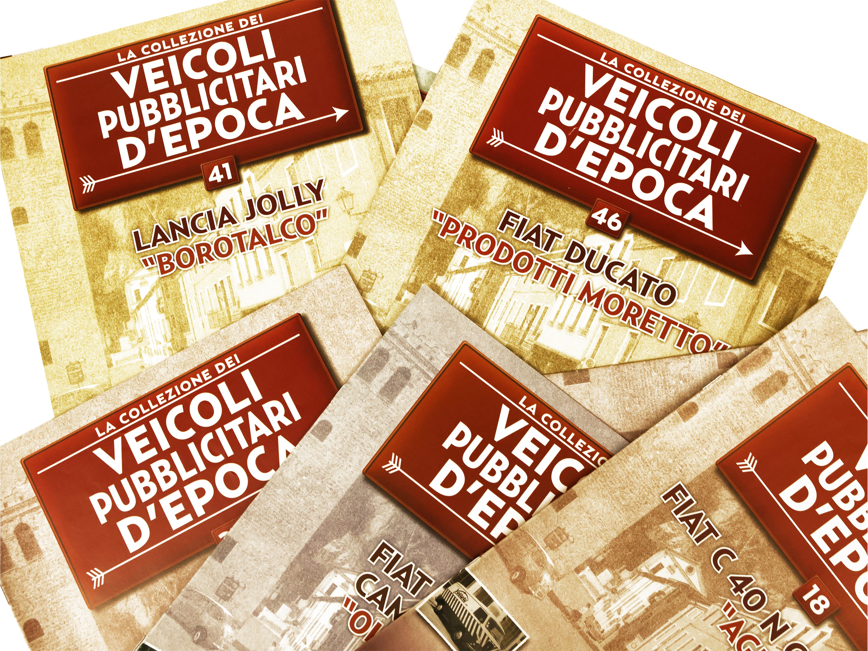 12 Modellini di Veicoli Pubblicitari D’epoca